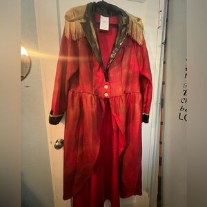 Ringmaster/clown costume distressed jacket 3x